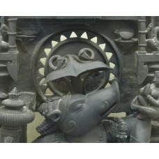 Varaha Incarnation of Vishnu, sun symbol, solar disc